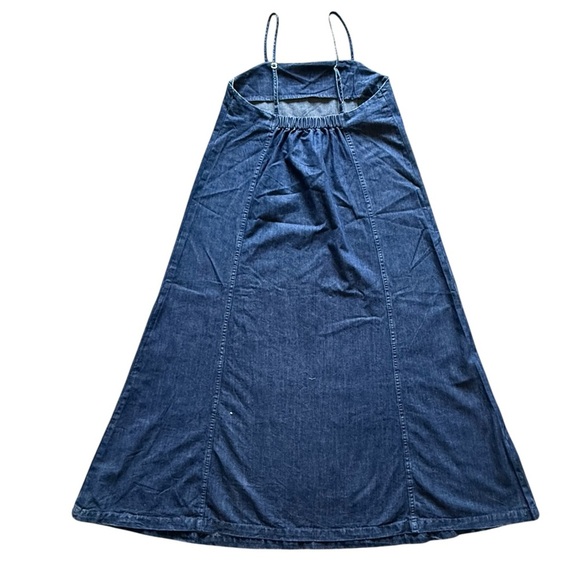 Reba
Leona Denim Square Neck Sleeveless Maxi A-Line Dress Size M - Picture 4 of 9